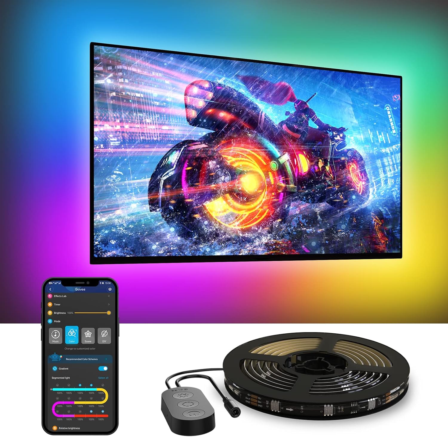 Govee TV LED Backlight RGBIC for 55-65 Inch TVs