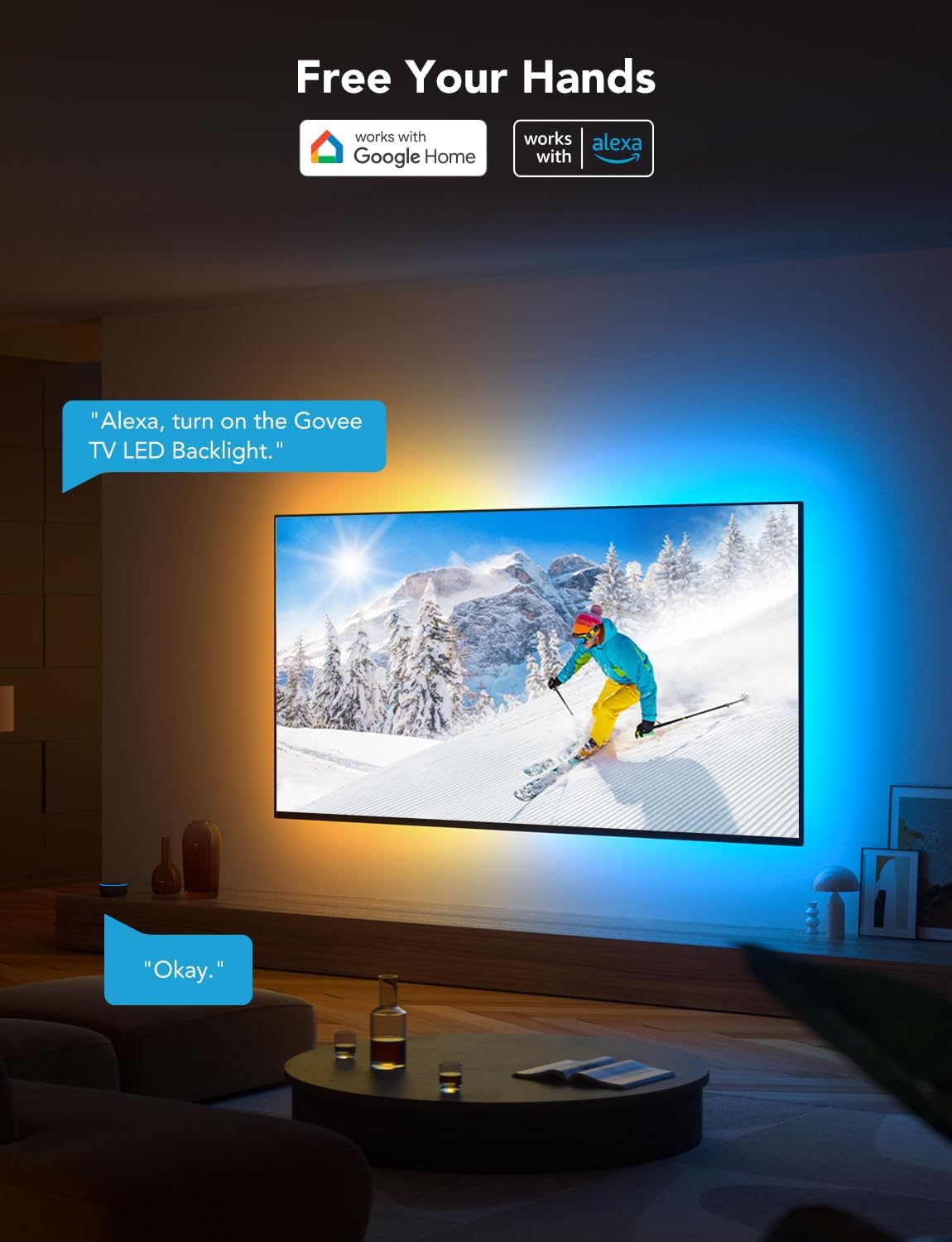 Govee TV LED Backlight RGBIC for 55-65 Inch TVs