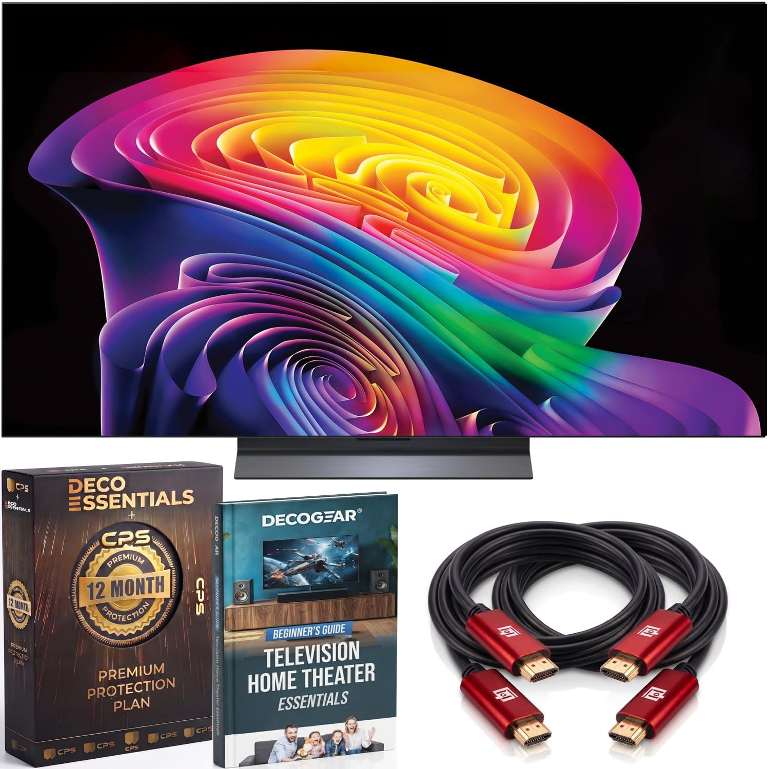 LG C6 Series 55-Inch OLED evo AI 4K Smart TV (2026) Bundle