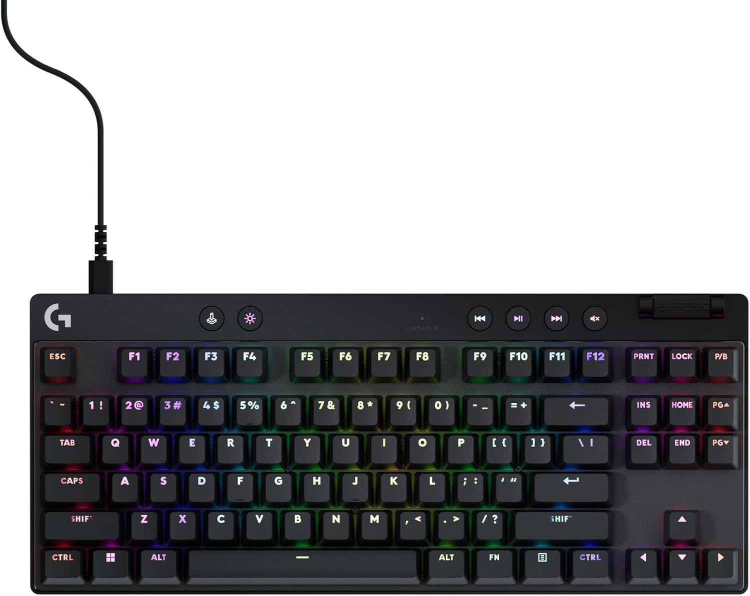 Logitech G PRO X TKL Rapid Tenkeyless Gaming Keyboard